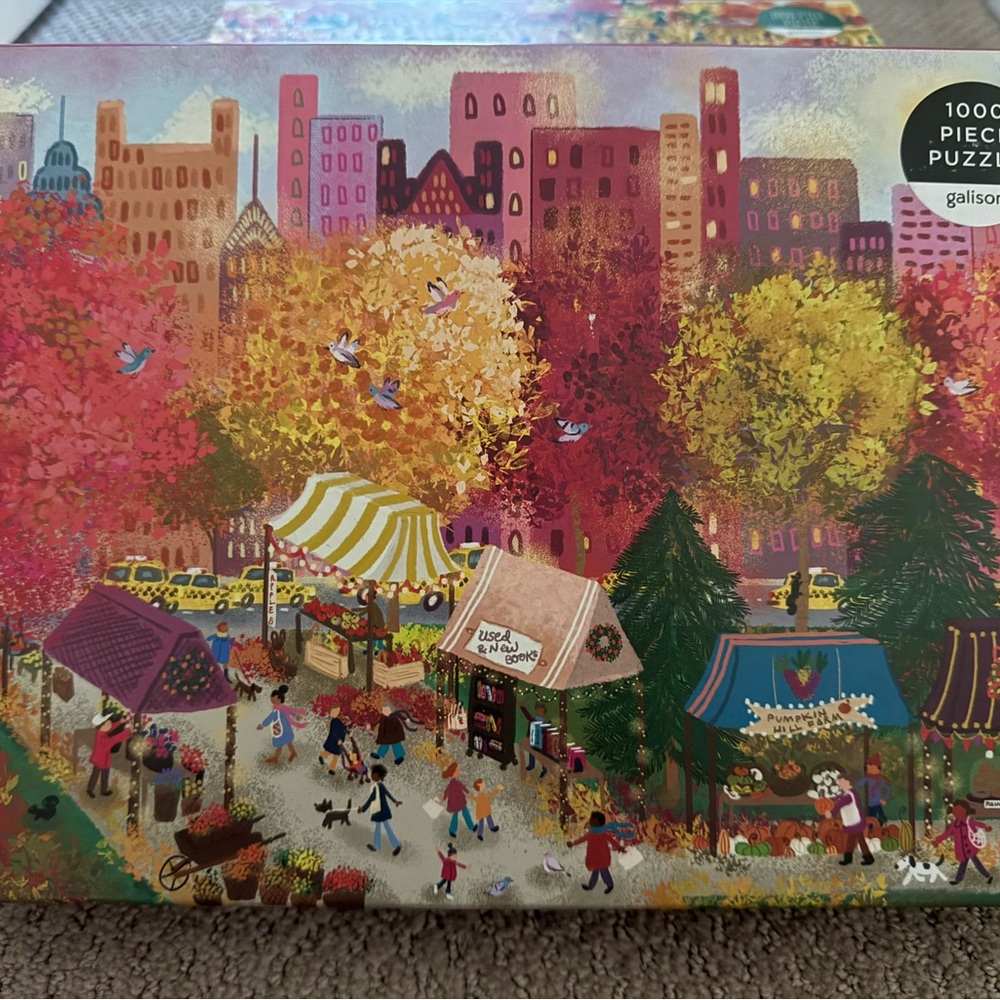Galison Vibrant Cityscape 1000 Piece Puzzle